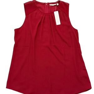 Soft Surroundings Crimson Sleeveless Top